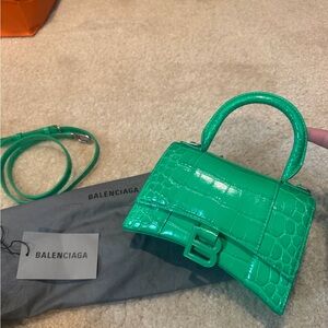 Balenciaga Vibrant Green Mini Bag